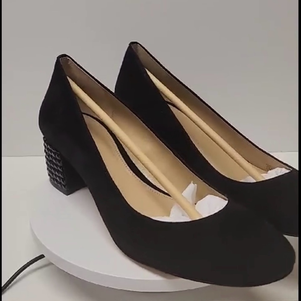 Michael kors Arabella kitten pump black Suede